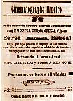 Cartaz de cinema em Cataguases